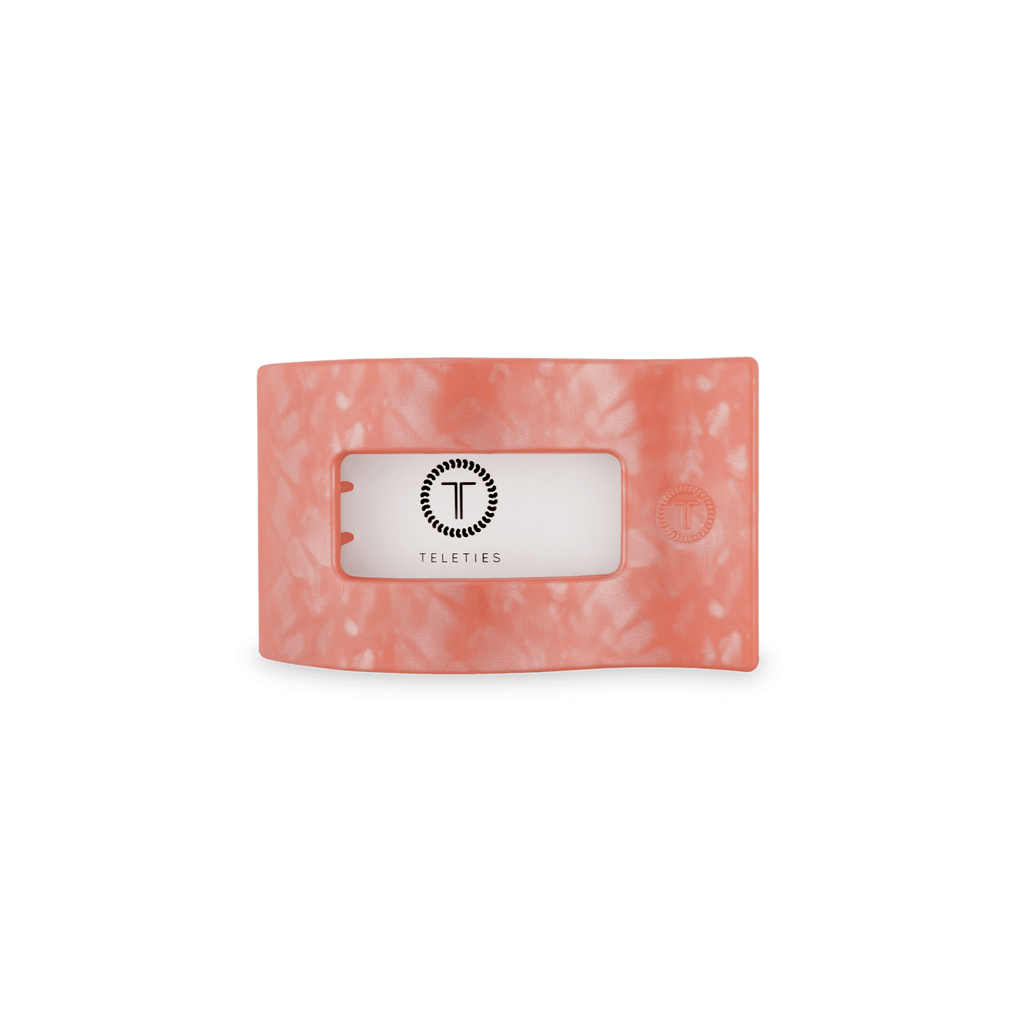 Dreamsicle Small Flat Rectangle Hair Clip