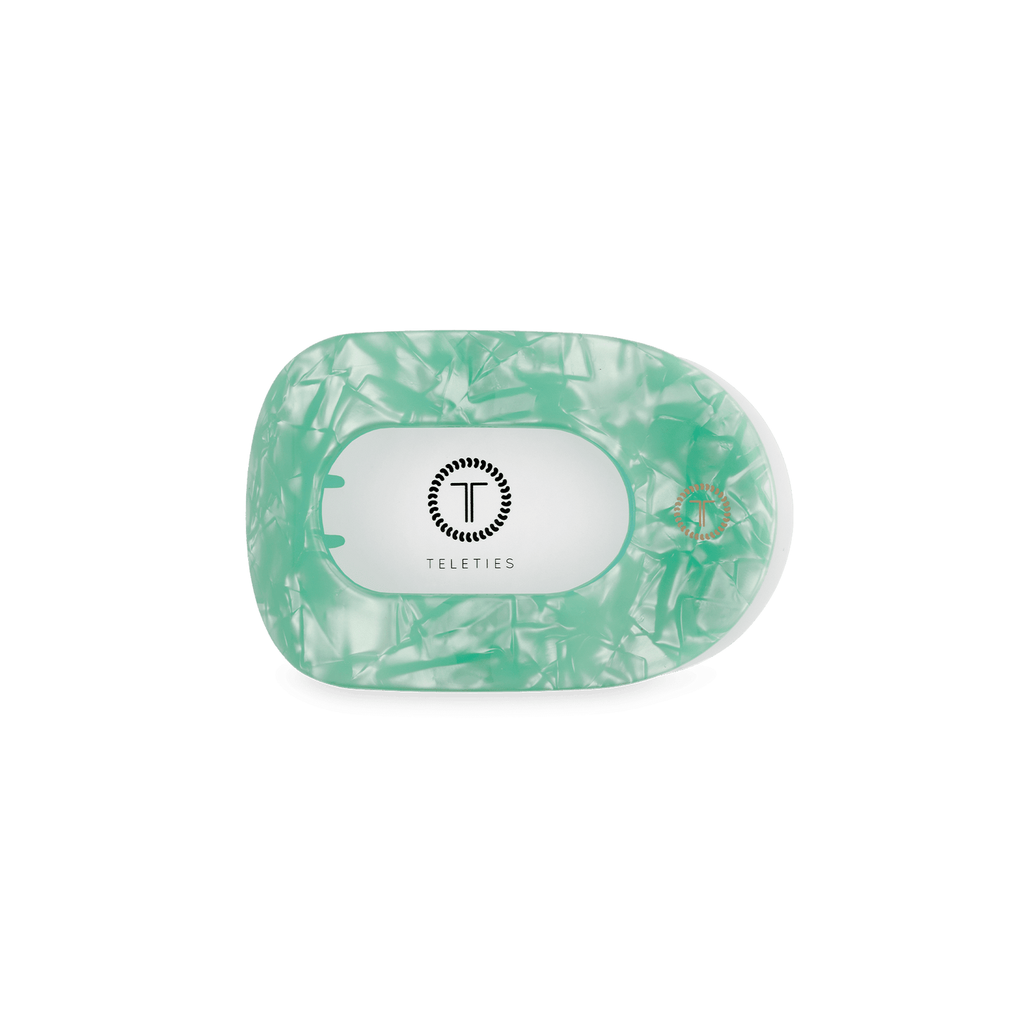 Spring Splash Small Flat Round Hair Clip